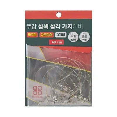 쭈꾸미 갑오징어 쭈갑채비 3색 삼각 가지채비 A(리뉴얼)