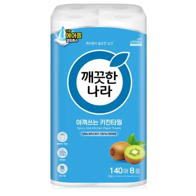 깨끗한나라 키친타올 140매 8롤