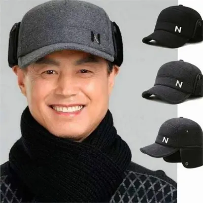 남성 귀달이 볼캡 남성 귀마개 캡모자 플리스 가리개 골프 겨울 아웃도어 캐주얼모 정장모 따뜻한 베이직