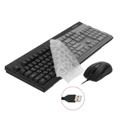 애니존 유선 데스크탑세트 K-7000C USB 키보드 마우스 키스킨포함