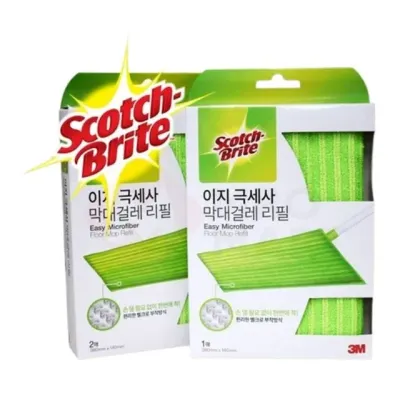 극세사 막대걸레 리필 패드 청소 밀대 바닥 탈부착 2개 마포 청소기 리필패드