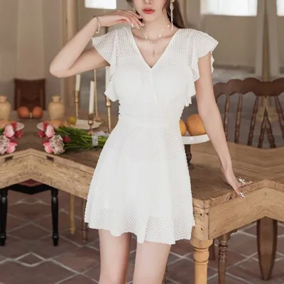 여성 모노키니 일체형 원피스 수영복 여자 체형커버 휴양지