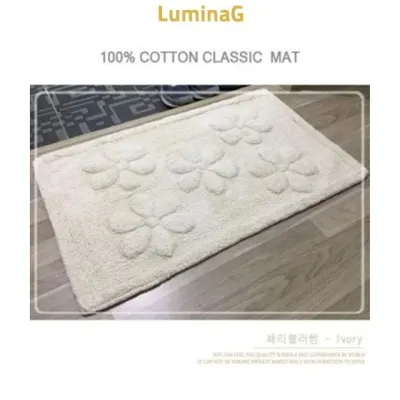 순면 발매트 100% 스퀘어 실내 바닥 발닦개 생활용