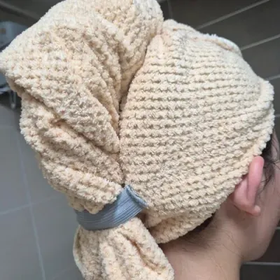 긴머리 퀵 드라이 헤어타월 머리수건