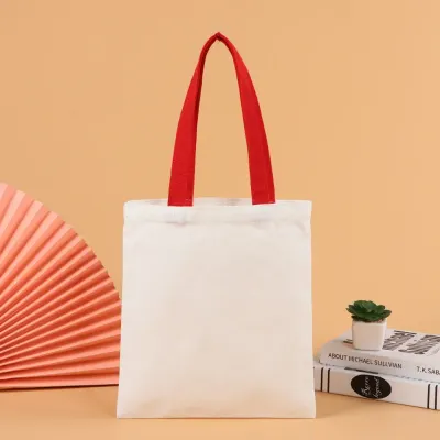컬러 커스텀 무지 에코백 DIY 캔버스 보조 천가방