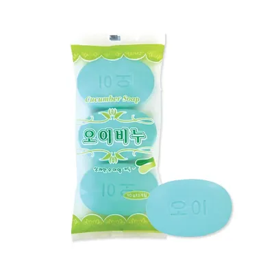 오이비누 90g 3개입 세수비누 미용비누 화장비누 목욕비누