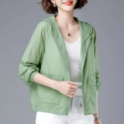 바람막이 아노락 후드 점퍼 자켓 여성용 간절기 데일리 아우터