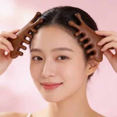 괄사 마사지기 두피 얼굴 전신 바디 홈케어 셀프 지압 도구 마사지용품