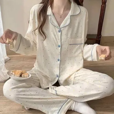 잠옷 수면파자마 긴팔잠옷세트 수면잠옷 여성긴팔잠옷