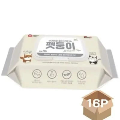 강아지 물티슈 반려동물 물티슈 저자극 올바디 발바닥 위생 외출용 세정 용품