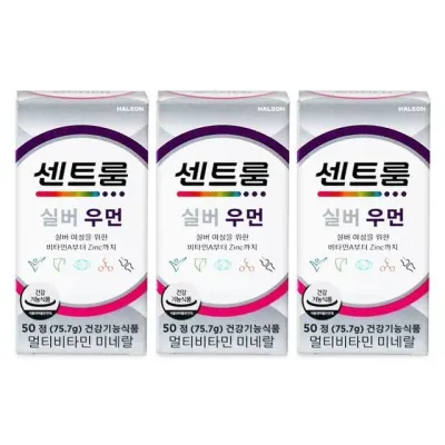 여성 활력 종합비타민 아연 멀티비타민미네랄 실버우먼 실버건강 3개 여성종합