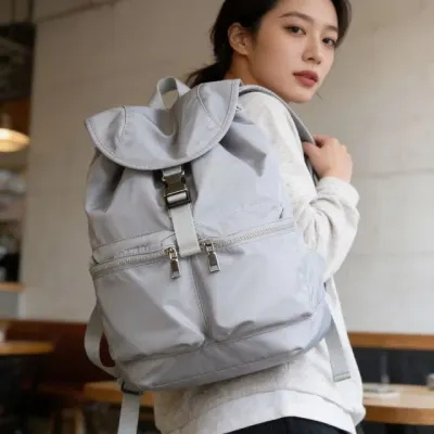 백팩 남녀공용 지퍼 포켓 가방 대학생 직장인 여행 등교 일상 등산용