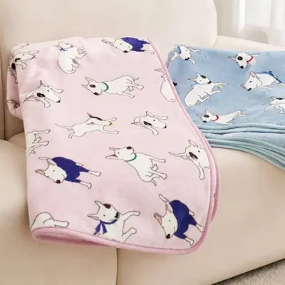 북유럽 패턴 극세사 무릎 담요
