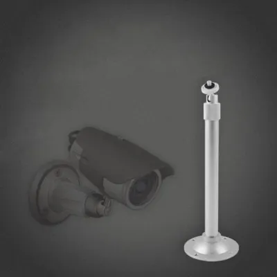 Coms CCTV용 거치대 메탈실버 1관절 30cm 보안 받침대