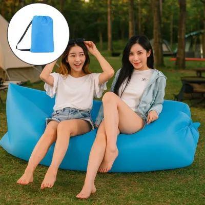 빈백 쿠션 아웃도어 실내 해먹의자 1인용 에어소파 캠핑 4컬러