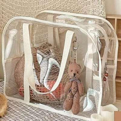투명 가방 대형 투명가방 수영장가방 투명비치백 여름가방 바캉스가방