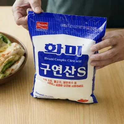 구연산S 시원 새콤한 3kg 요리용 가루형 김치 물김치 냉면육수 조리