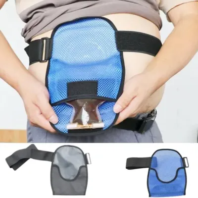 간편 소변 주머니 가방 소변백 파우치 벨트 휴대용