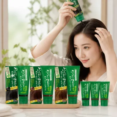 리시리 헤어 매니큐어 새치 염색약 흰머리 커버 트리트먼트