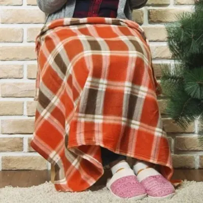 담요 무릎담요 무릎담요 포근한 무릎담요 따뜻한담요 오렌지