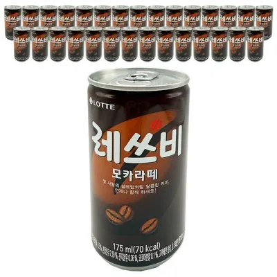 롯데 레쓰비 모카라떼 175ml 30개
