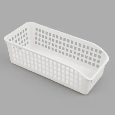 다용도수납함 바구니수납함 직사각 보관 소품 손잡이 리빙 욕실 주방 플라스틱 보관함 분류