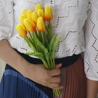 튤립 꽃 사진 소품
