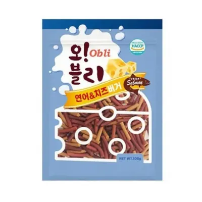 오블리 연어 치즈버거 100g 30개입