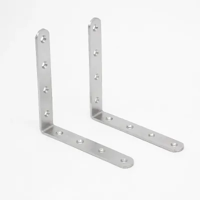 스텐꺽쇠 코너철 2p ㄱ자 선반대 150x150mm