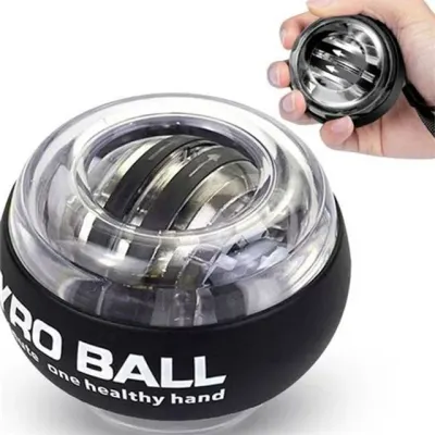 led 손목 운동기 기구 손목 자이로 볼 자동 메탈 전완근 훈련 용품 컨디셔닝 휴대용 스포츠 보조 코어 근육