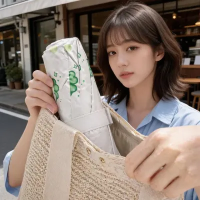 접이식 우산 원터치 자동 양산 휴대용 등산 여행 캠핑 외출 자외선차단 일상용품