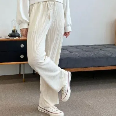 여성 와이드 팬츠 통바지 밴딩 포켓 슬랙스 3컬러