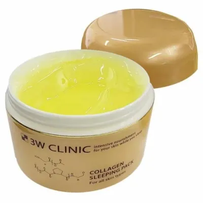 3W 콜라겐 수면팩 100ml 젤마스크팩 바르는콜라겐