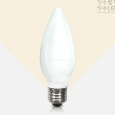 led 촛대구 e26 led 전구 촛대형 캔들 불투명 조명용 매장 실내 인테리어 펜던트 거실 식탁 호텔