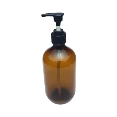 펌핑공병 브라운 세제 샴푸 핸드워시 소분 500ml 욕실용품 펌프공병 세정제용기