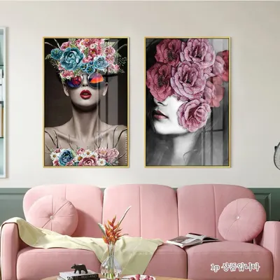 인테리어 감성 인물 그림액자A(50CM*70CM)