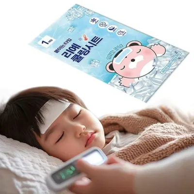 냉각시트 열날 때 쿨링 시트 20매 저자극 냉각 운동 공부 집중