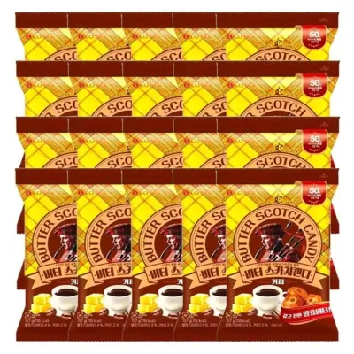 롯데 버터 스카치캔디 커피 157g x 20개 x 1박스