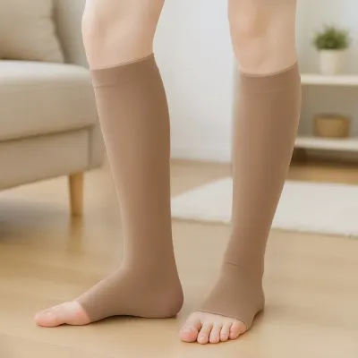 서포팅 오픈토 종아리 압박밴드 붓기개선 압박스타킹