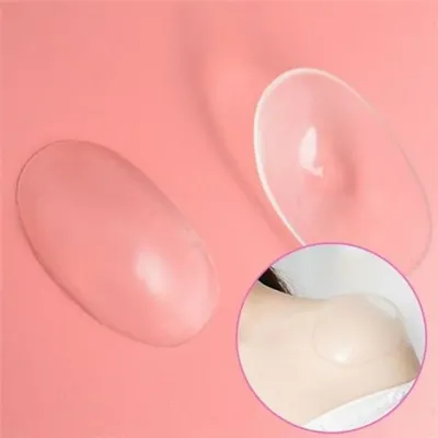 실리콘 어깨 패드 어깨 패드 어깨뽕 남성 넓어지는 드레스 옷걸이 라운드 부착형 데일리 쉐이퍼 조절 보정