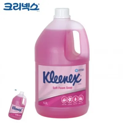 핸드워시대용량 손비누 손비누대용량 폼핸드워시리필 거품핸드워시리필 핸드워시 폼 솝 그린플로럴향 4L x