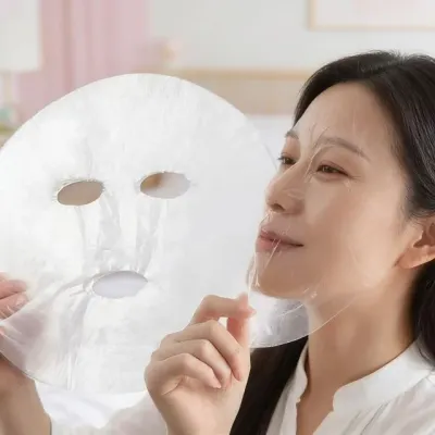 페이스 랩 시트 마스크팩 얼굴 비닐팩 홈케어 피부관리 용품