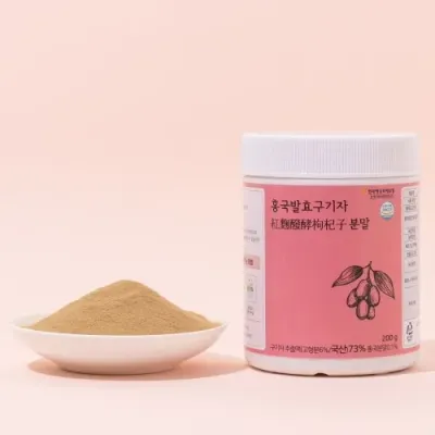 웰러스 홍국 발효 구기자 분말 200g