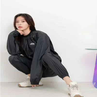 여성 땀복 세트 여름런닝복 땀복바람막이 땀복상의