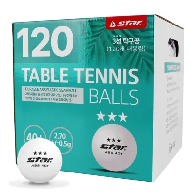 스타스포츠 탁구 탁구공 3성 (화이트) (120개입) (GB220)