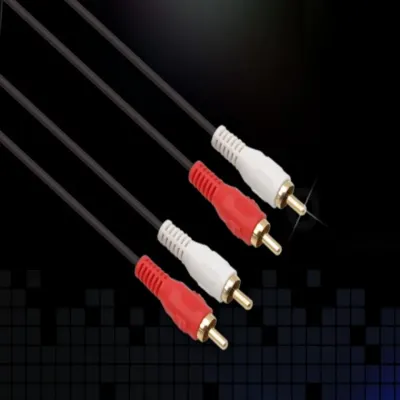 RCA 2선 케이블 3m RCA케이블 AV케이블 전기기자재 2선케이블 음향케이블