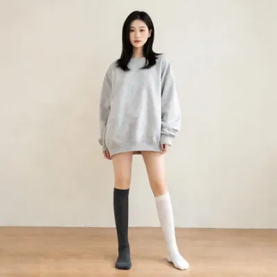 여성 니삭스 압박 슬림 양말 다리 보정 장딴지 관리 운동 등산 하이킹용