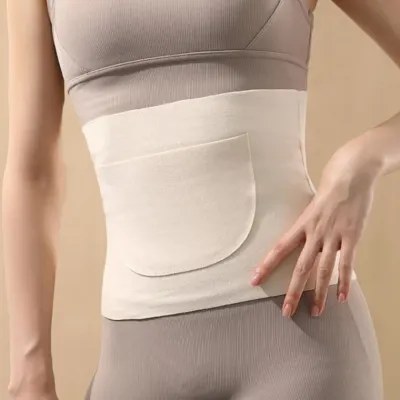 핫팩넣는 허리보호대 핫팩용 핫팩 복대 앞뒤 주머니 배 복대 허리 온찜질 밴드 복부