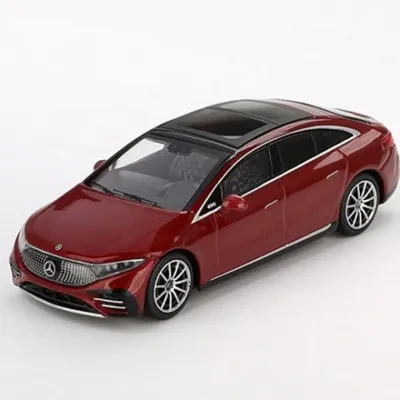 메르세데스 벤츠 EQS 580 4MATIC 레드 메탈릭 1대64 다이캐스트 피규어 모형