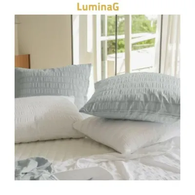 베개커버 2장 50x70 리플 침실 침구 교체용